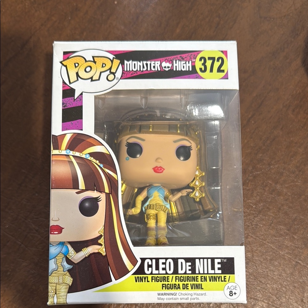 Monster High Cleo De Nile Pop! Vinyl Figure with Gold and Blue